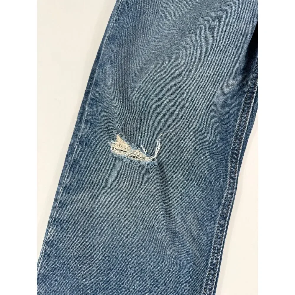 Gap Kids High Rise ’90s Loose Distressed Jeans Size 10 girls